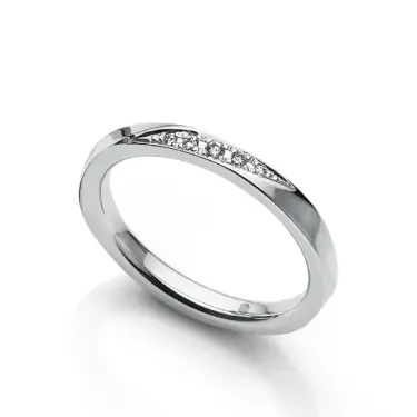 Forge Ring, Lunar Grace with Diamonds Image