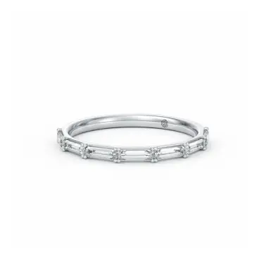 Bernoulli Bond Diamond Band, Platinum Image