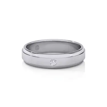 Craft Pure Horizon Band, with Diamonds Image