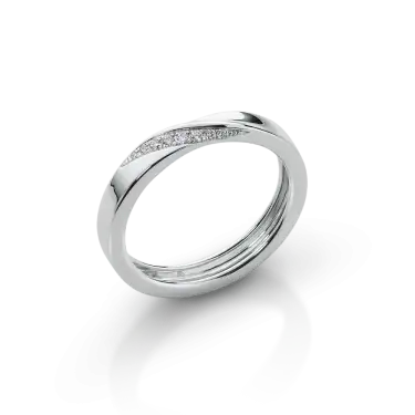 Craft Infinite Arc Band, with Diamonds Image