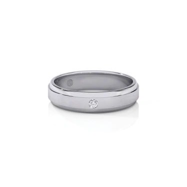 Craft Pure Horizon Band, with Diamonds Image