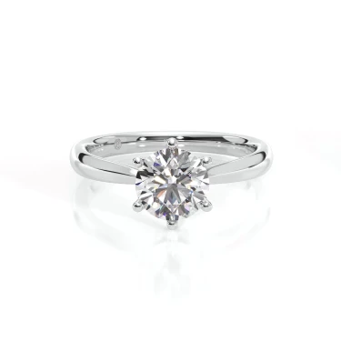 Forever Yours Engagement Ring with Six Prongs Image