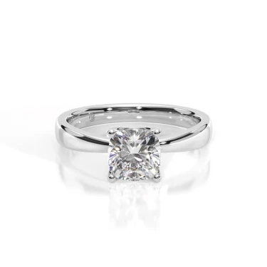 Prema Ananta Engagement Ring, Cushion Image