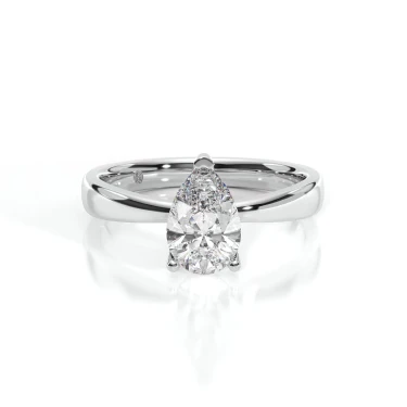Prema Ananta Engagement Ring, Pear Image