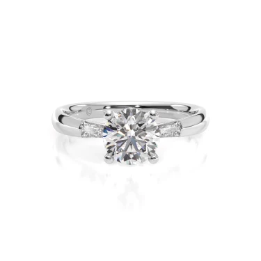 Forever Yours Engagement Ring with Sidestones Image