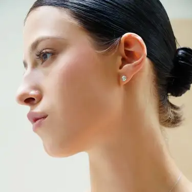 Timeless Stud Earrings, Ethereal Curve Large Image