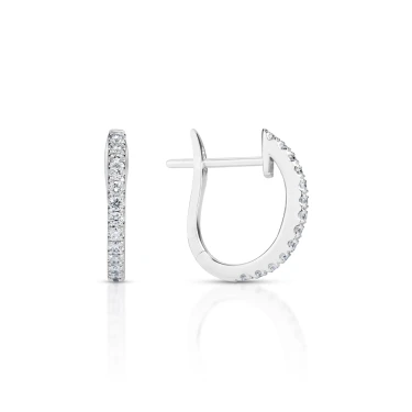 Timeless Hoop Earrings, Silent Moon Large Image
