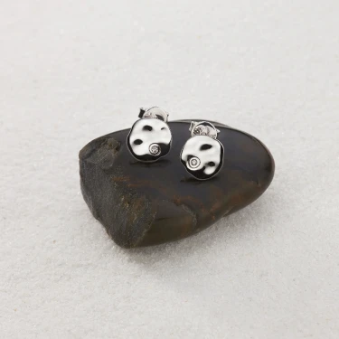 Wave Whisper Frost Earrings Image