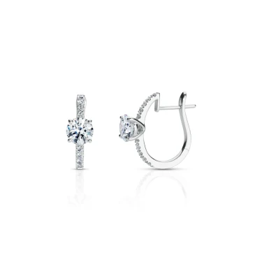 Timeless Hoop Earrings, Sole Radiance Image