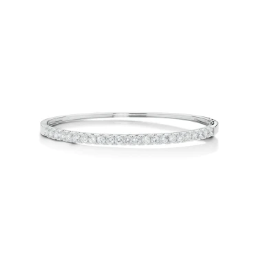 Timeless Bangle, Linear Grace, Large Image