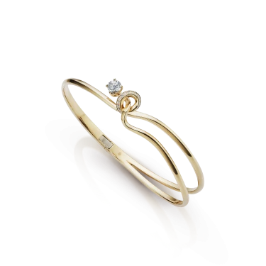 Infini Bangle with Diamond Image