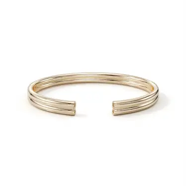 Odyssera Bangle, Wide with Diamonds Image