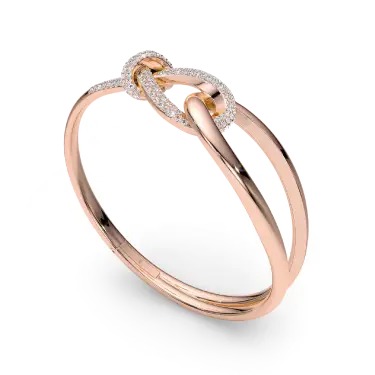 Infini Knot Statement Bangle Image
