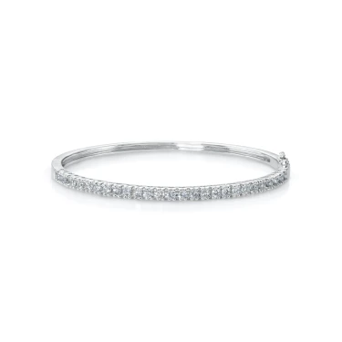 Timeless Bangle, Linear Grace, Medium Image