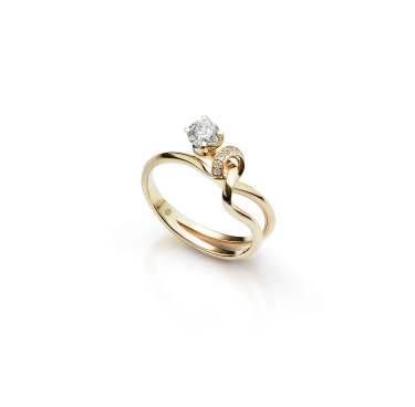 Infini Ring with diamond Image