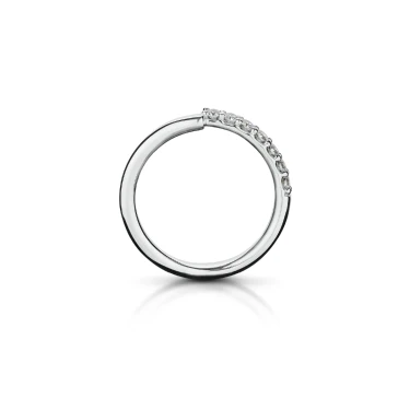Verve Ring, Small with Diamonds Image