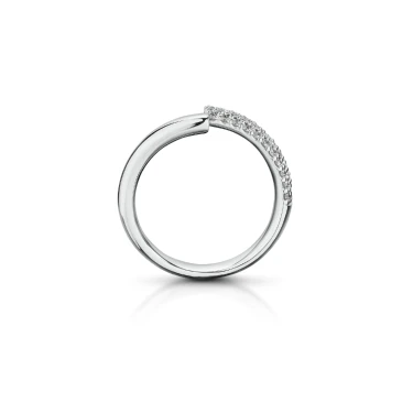 Verve Ring, Large with Diamonds Image