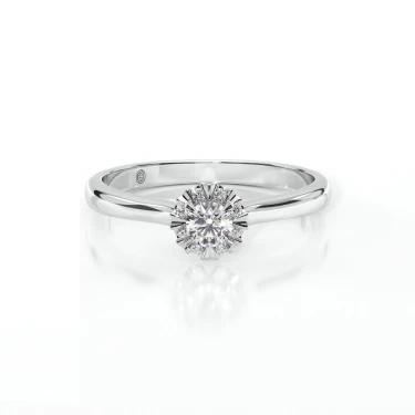 Together Promise Engagement Ring with Halo Image