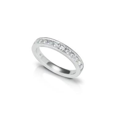 Diamond Band, Infinity Bloom, Half 4 pts. Image