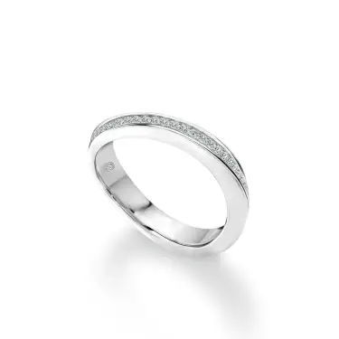 Craft Evermore Band, Narrow with Diamonds Image