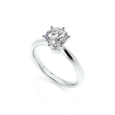 Forever Yours Engagement Ring with Six Prongs Image