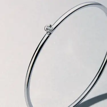 Timeless Bangle, Ethereal Curve Single Line Image